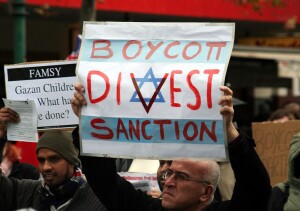 הפגנת BDS באוסטרליה. צילום מוחמד עודה ,ויקיפדיה.