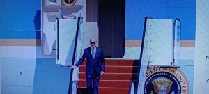 ביקור הנשיא ביידן צילום מסך חדשות 13